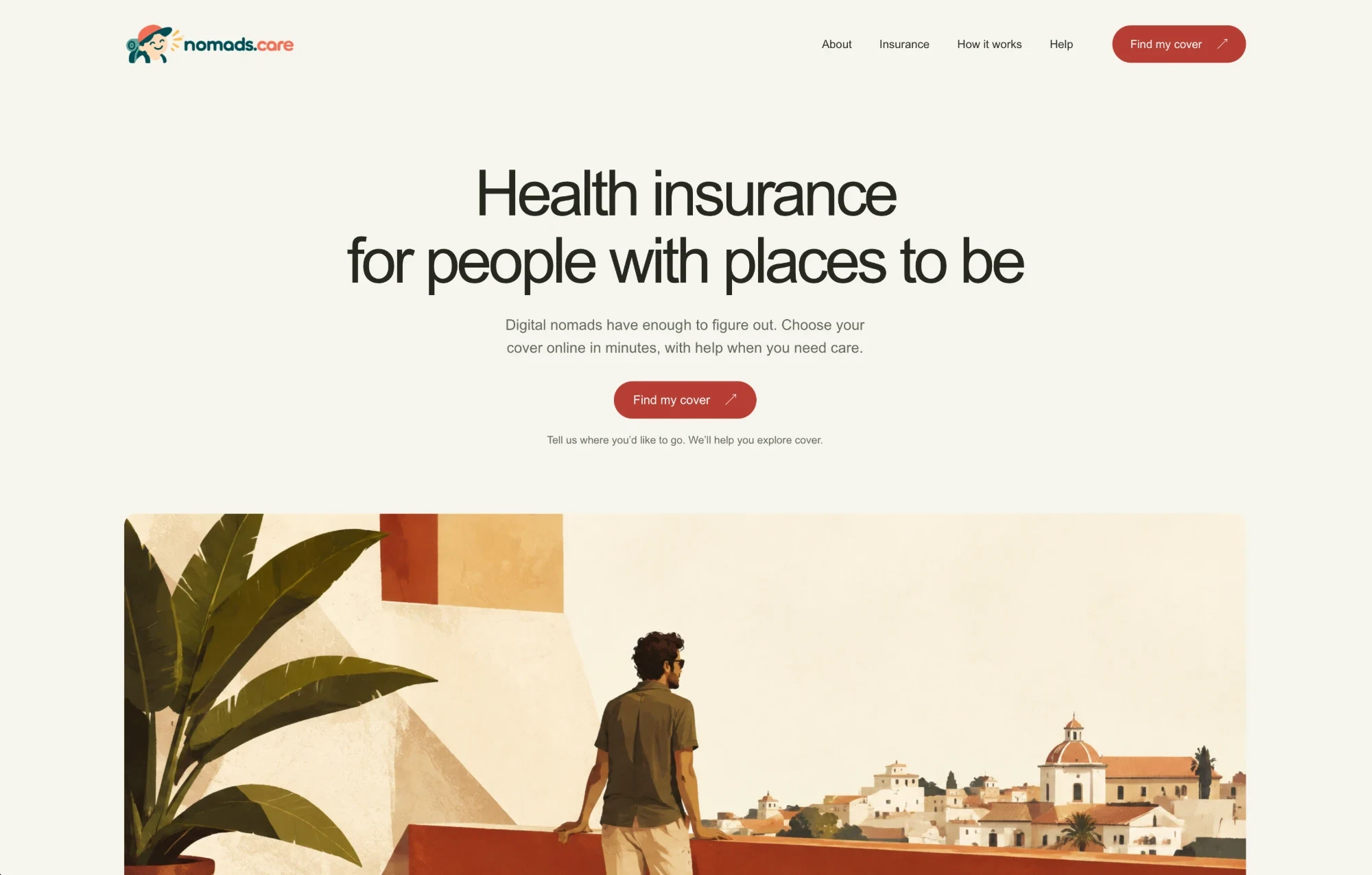 nomads.care website